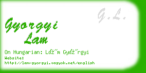 gyorgyi lam business card